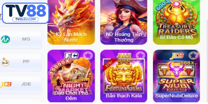 Điểm mạnh nổi bật chỉ có tại nổ hũ TV88