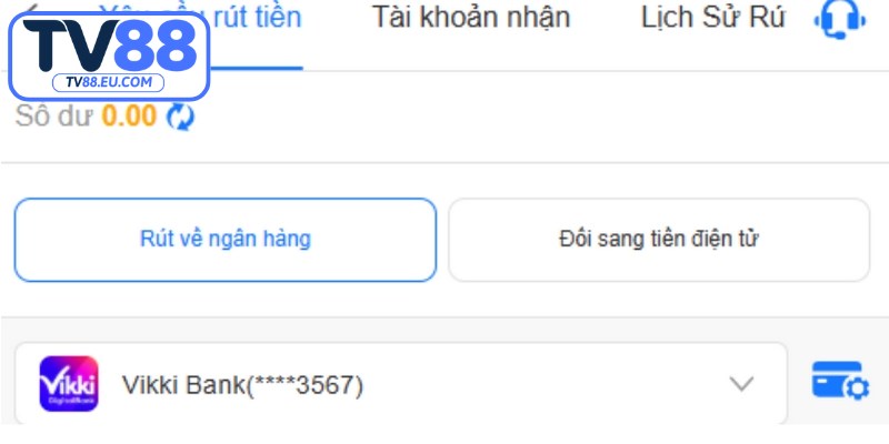 Các bước rút tiền TV88 đơn giản và nhanh chóng