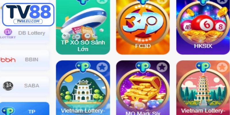 Khám phá các loại hình xổ số đặc biệt tại TV88